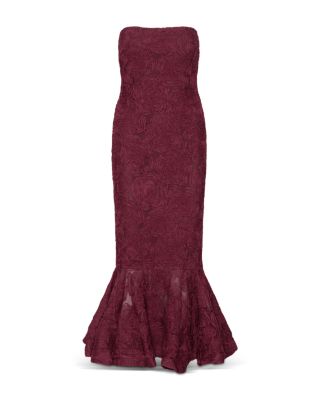 Flower Mesh Flounce Dress