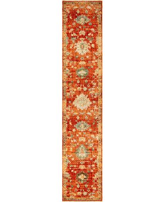 Nourison Home Antique Bloom ANB01 2'4"x12' Runner Area Rug