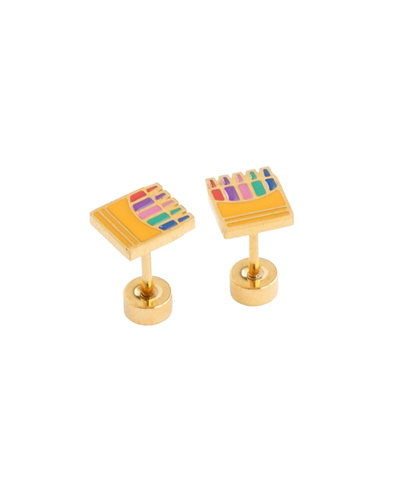 Pip Pop Girls' Crayon Stud Earring