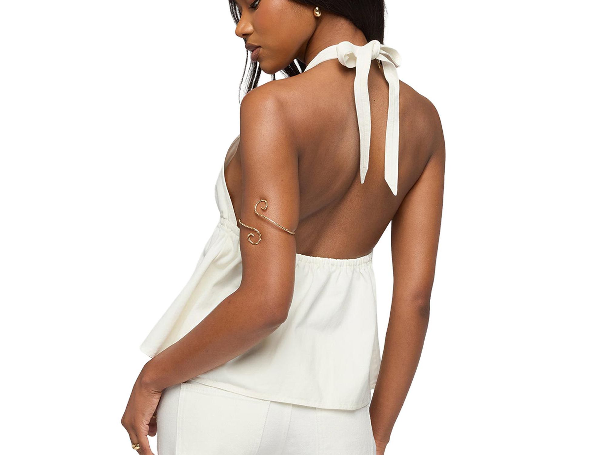 Safia Denim Halter Top — Image 3