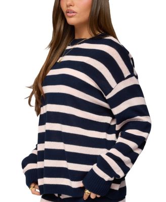  Amaris Oversized Striped Sweater