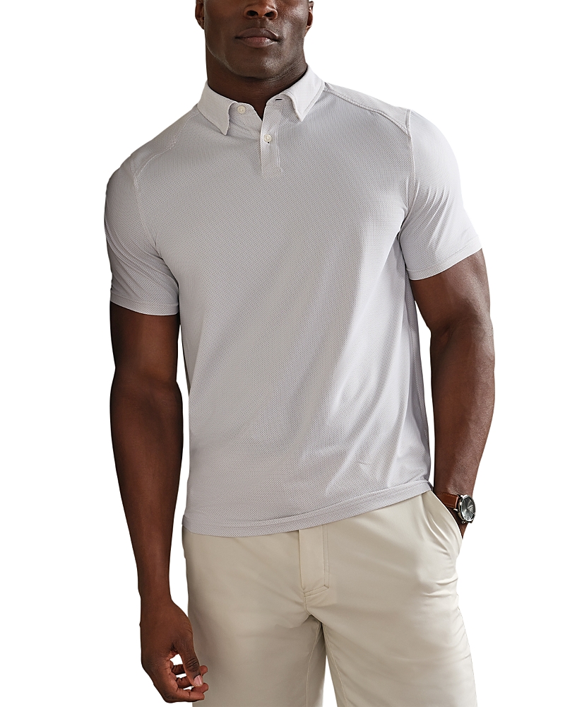 Rhone Slim Fit Textured Commuter Polo Shirt