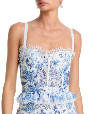 V. Chapman Cassia Lace Corset Gown | Bloomingdale's Women