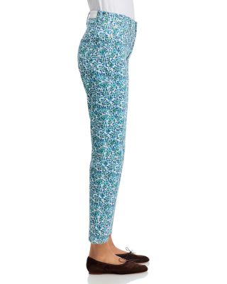 Topanga High Rise Printed Jeans in Blue Vine