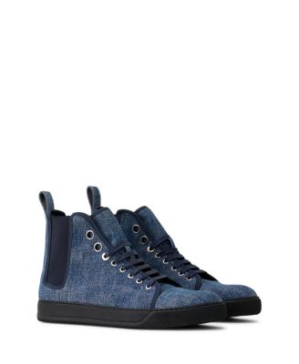   Dbb1 High Top Denim Sneakers