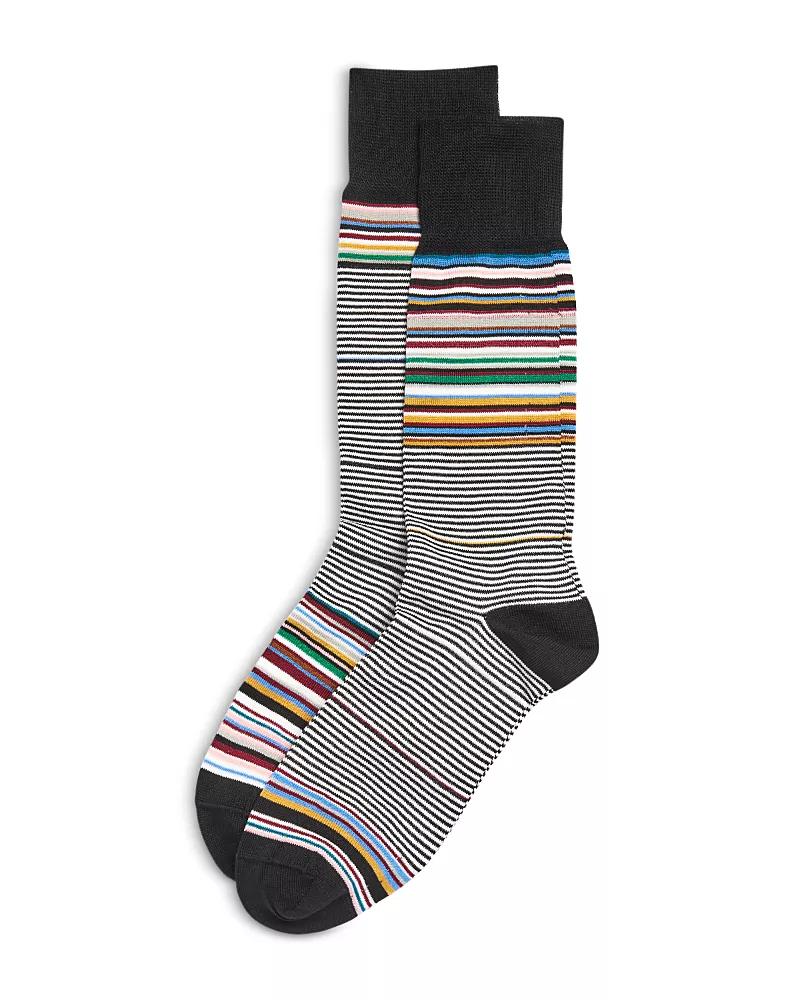 Paul Smith Odd Stripe Crew Socks