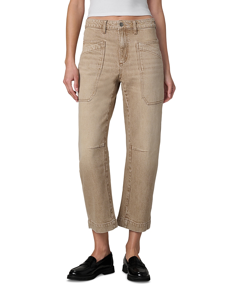 Joe's Jeans The Double Pocket Barrel Jeans in Washed Tan