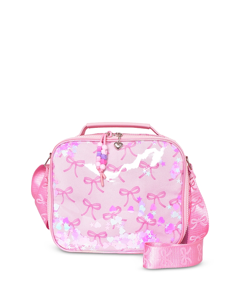 Omg Accessories Girls' Bows Confetti Lunch Bag - Ages 6