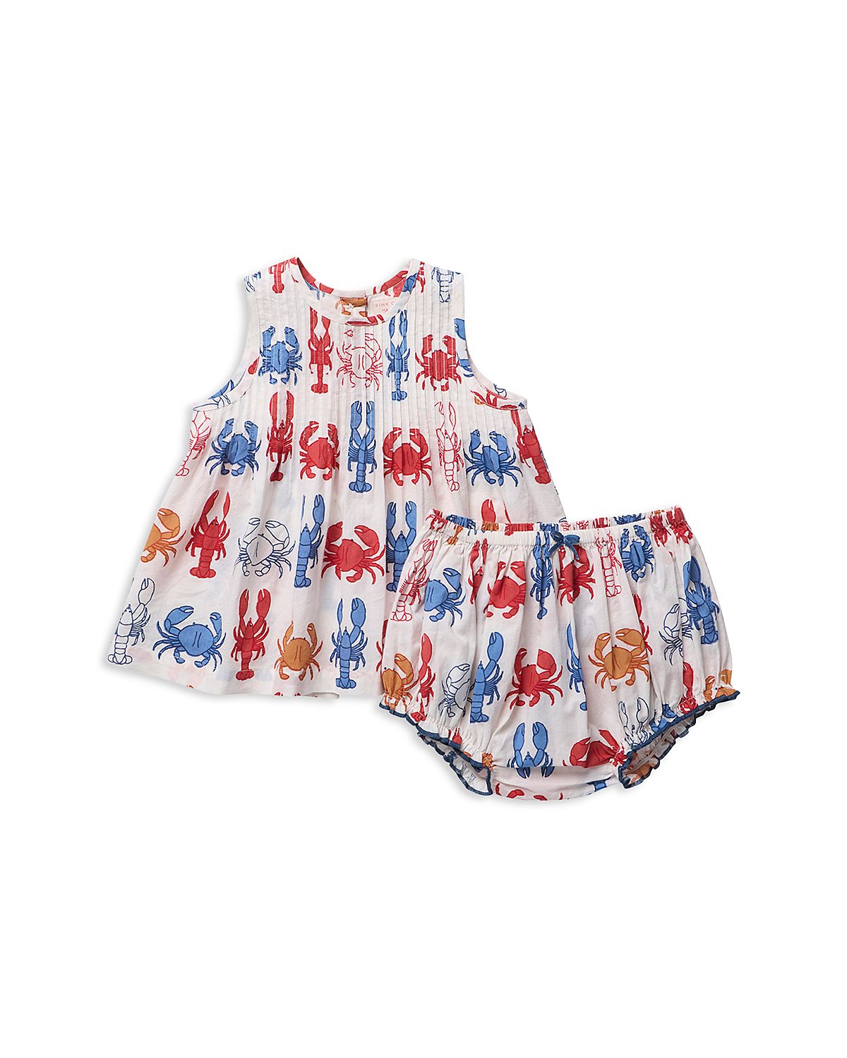 Pink Chicken Girls' Jaipur Top & Diaper Cover Set - Baby