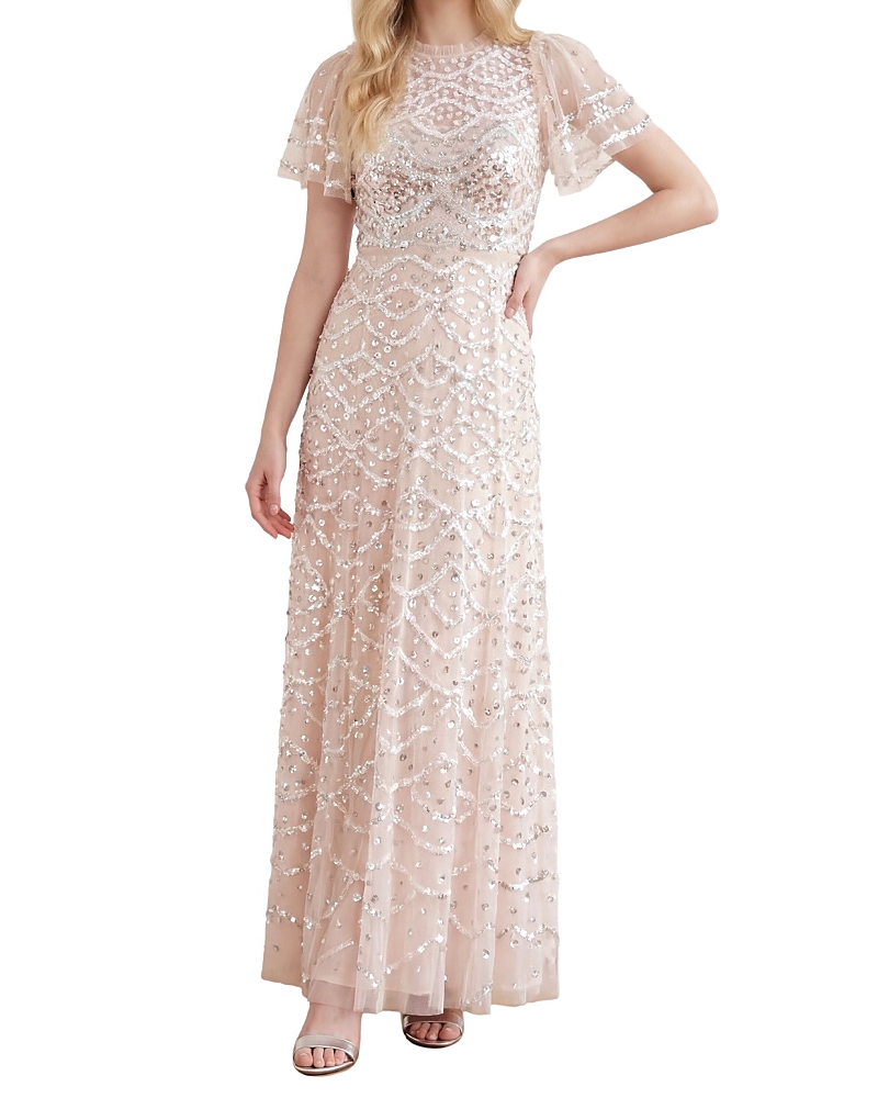 Needle & Thread Deco Dot Gloss Ankle Gown