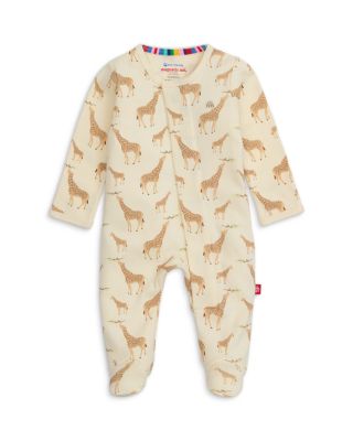 Unisex Cotton Giraffe Footie - Baby