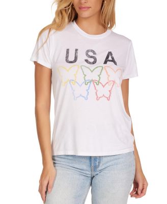  Wolf USA Butterflies Top