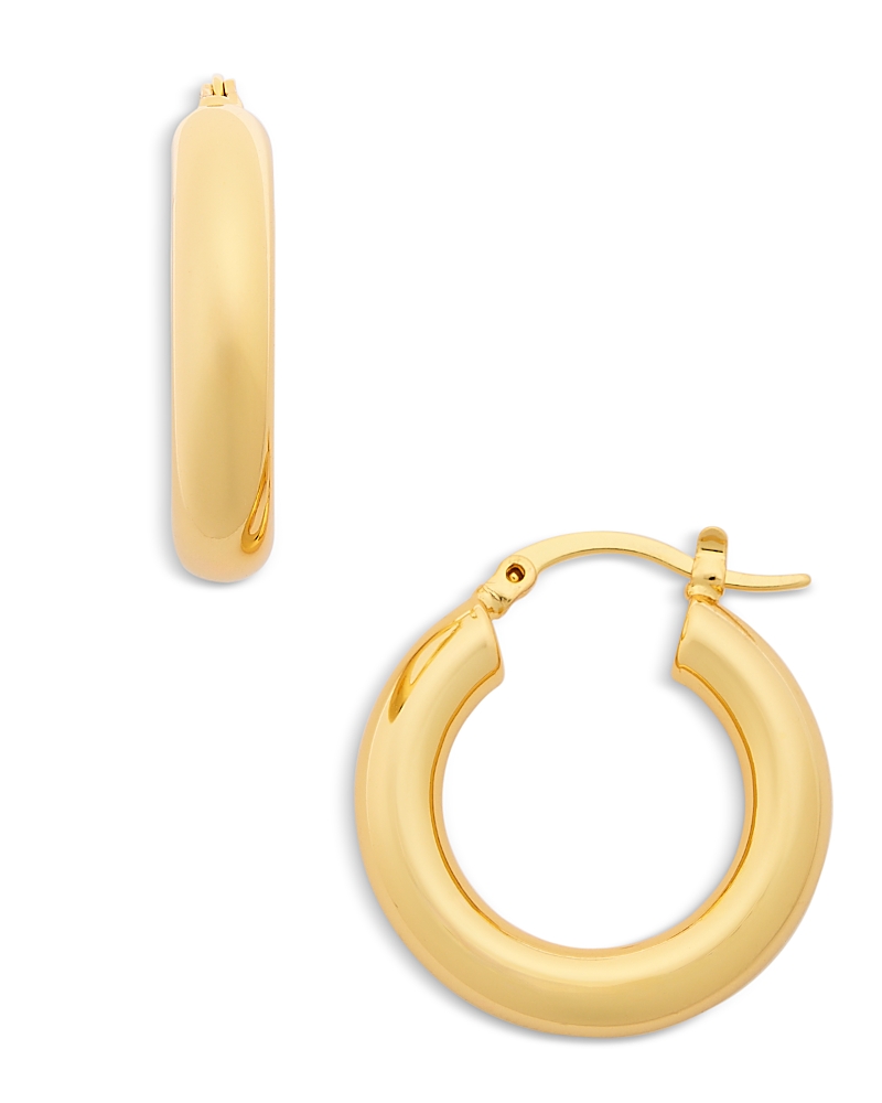 Aqua Hoop Earrings - Exclusive · OS