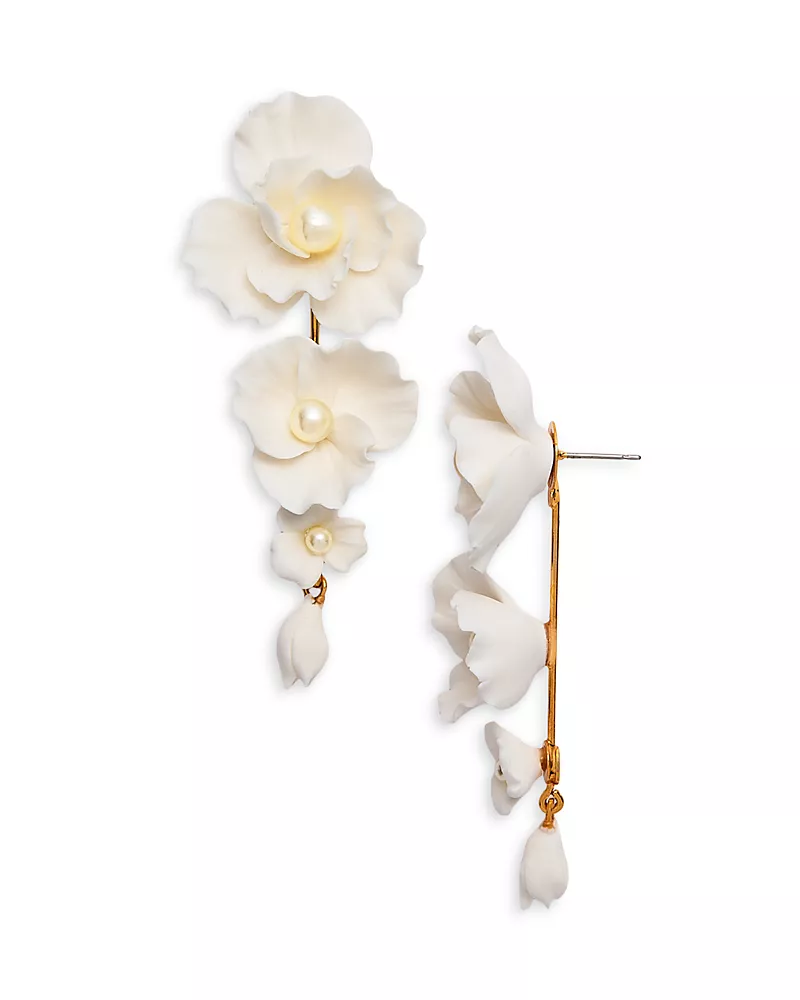 Jennifer Behr Mariam Flower Earrings