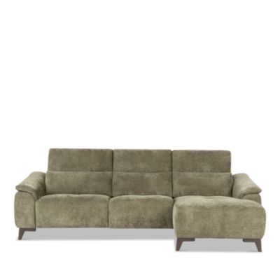 Riposto 3 Piece Fabric Triple Motion Sectional