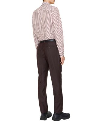  Striped Wool Mohair Tailored Trousers