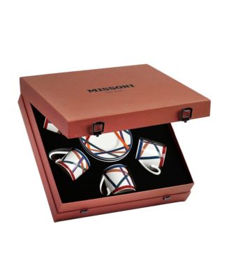  Nastri Coffee Cup & Saucer, Set of 6