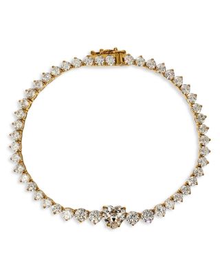 Astrid Cubic Zirconia Heart Tennis Bracelet