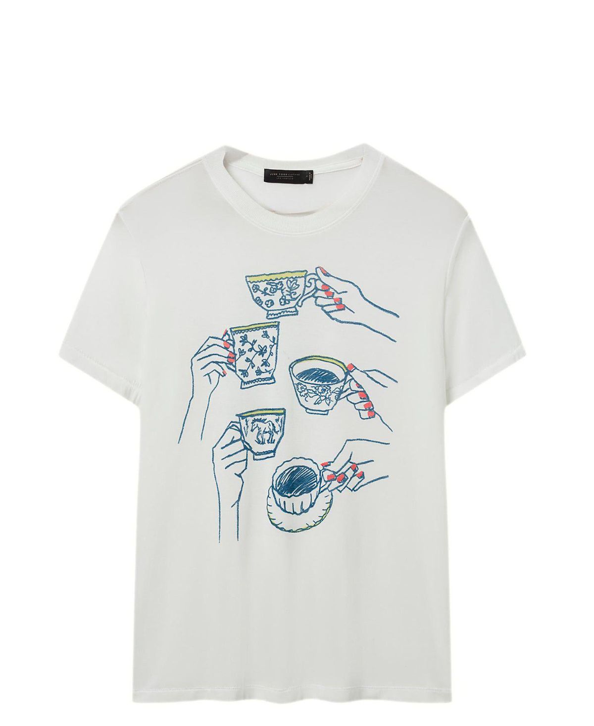 Junk Food Clothing Women's Tea Party Vintage Tissue Tee
