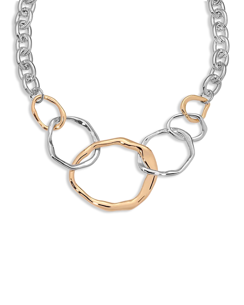 Ettika Interlocking Golden Chain Necklace, 15