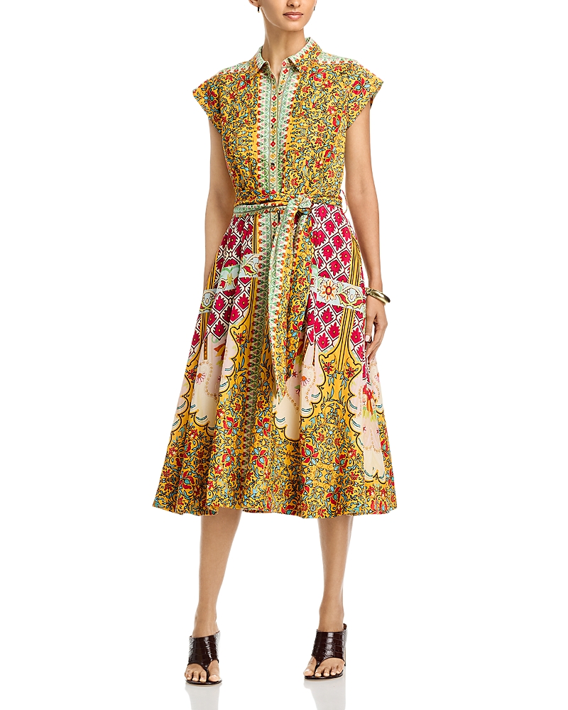 Elie Tahari The Fran Baroque Print Dress