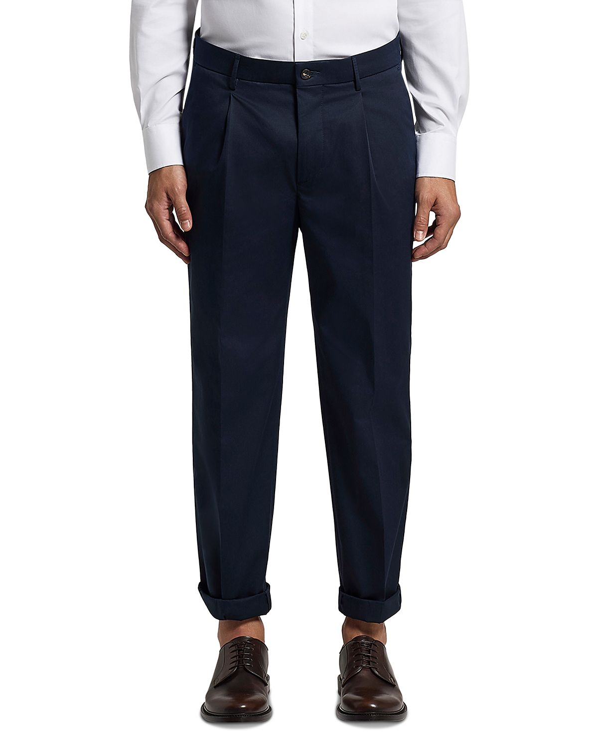 Peserico Leisure Fit Pleated Tailored Trousers