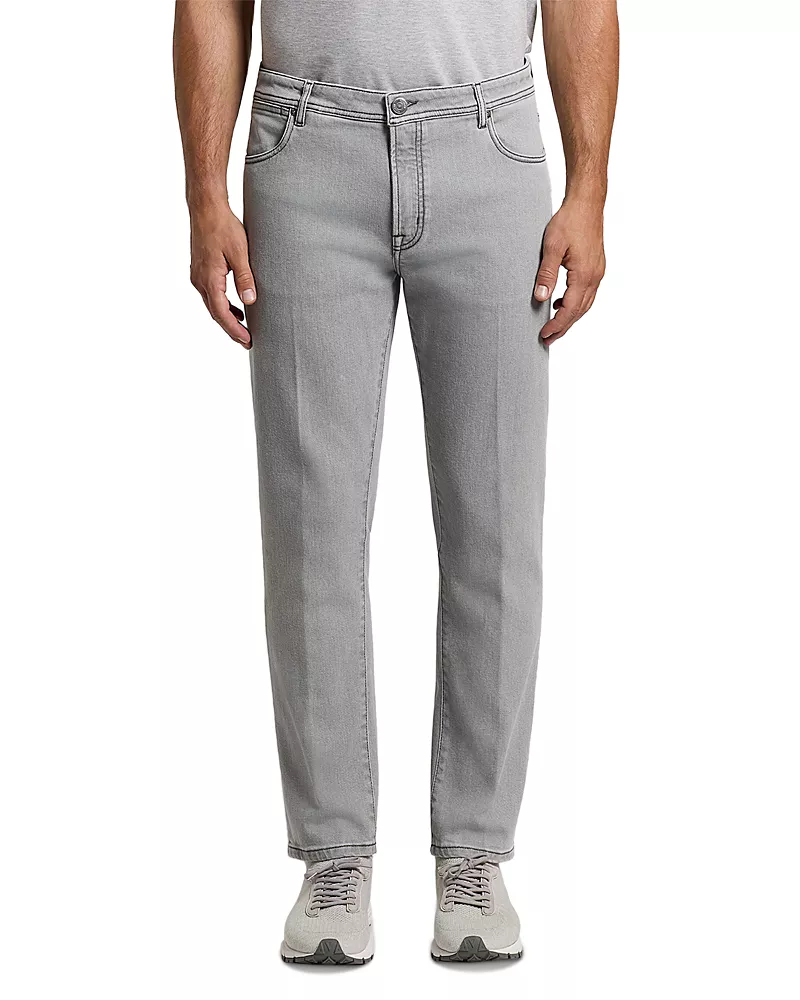 Peserico Carrot Fit Jeans in Silver Salt