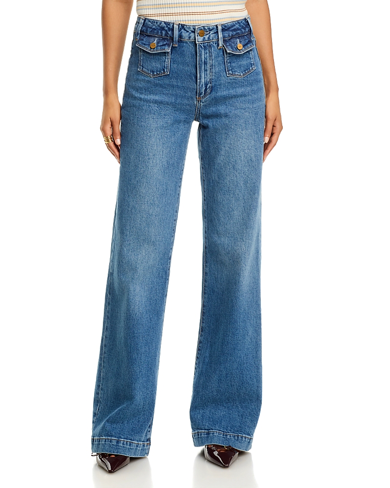Paige Leenah 32 High Rise Wide Leg Jeans in Coventry