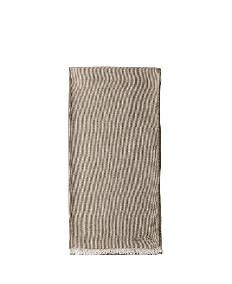 Prada Cashmere, Wool and Silk Scarf · OS