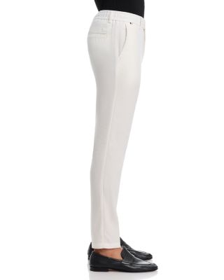 men's white slim fit dress pants White Stretch Euro Slim Fit Suit Pants main image 1