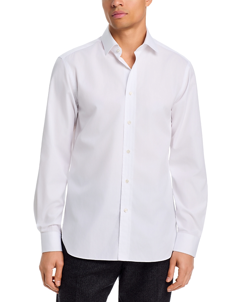Boss x Beckham Spread Collar Button Down Shirt