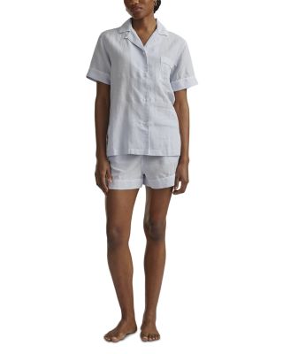 Polo Ralph Lauren Linen & Cotton Short Sleeve Pajama Set