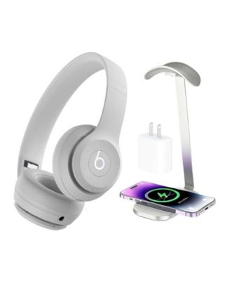  Solo 4 True Wireless On-Ear Headphones + Power Adapter & Headphone Stand/Charging Pad