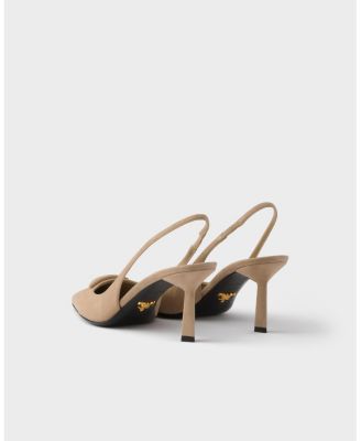  Women's Suede Slingback Pumps