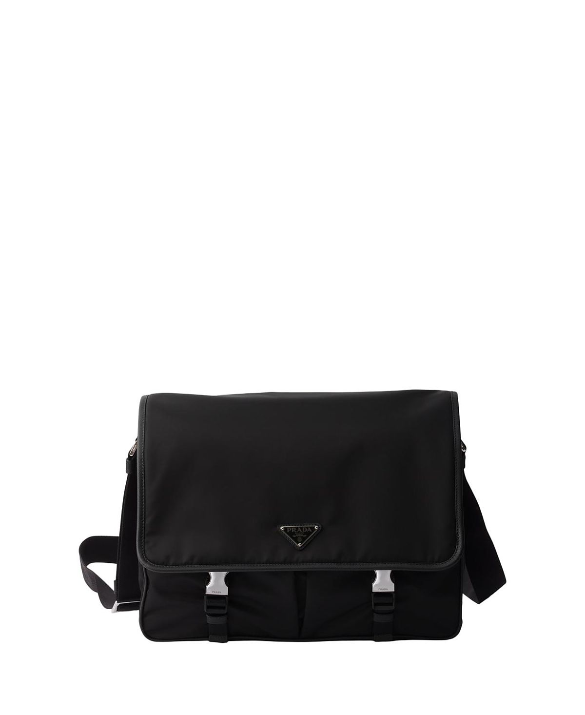 Prada Re-Nylon And Saffiano Leather Shoulder Bag