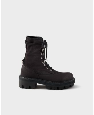  Women's Canvas Lace-Up Ankle Boots