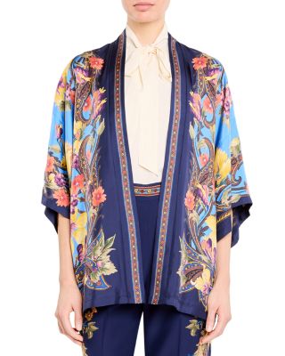 Kesa Floral Open Front Jacket