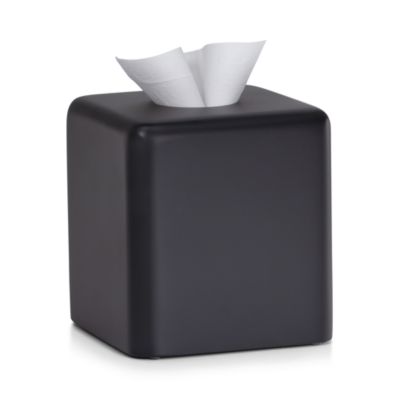 Domus Black Matte Tissue Cover