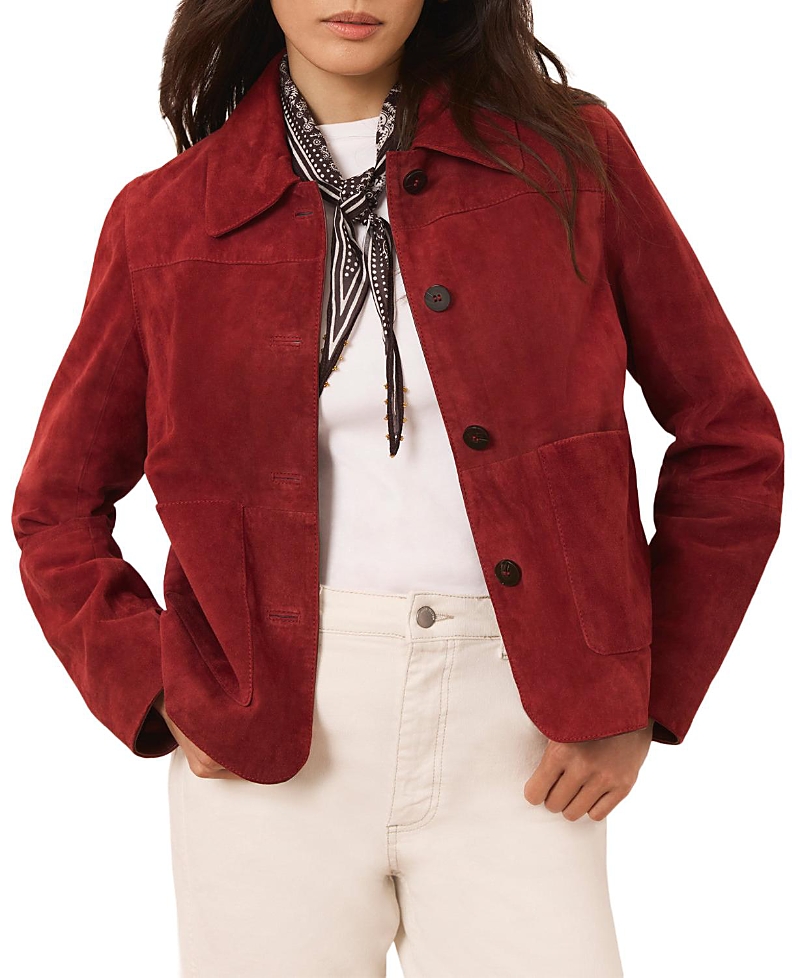 Mint Velvet Women's The Essential Suede Jacket