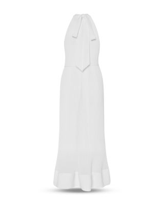cute linen dresses Linen Blend Sleeveless Black Midi Dress Black / M
