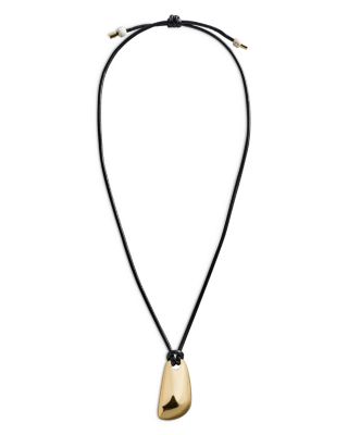 Tallulah Sculptural Pendant Necklace, 32"
