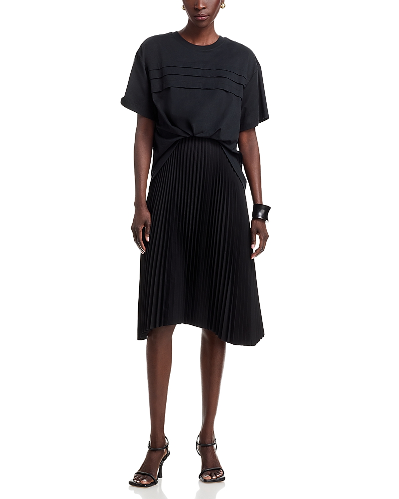 3.1 Phillip Lim French Tuck T Shirt Combo Dress