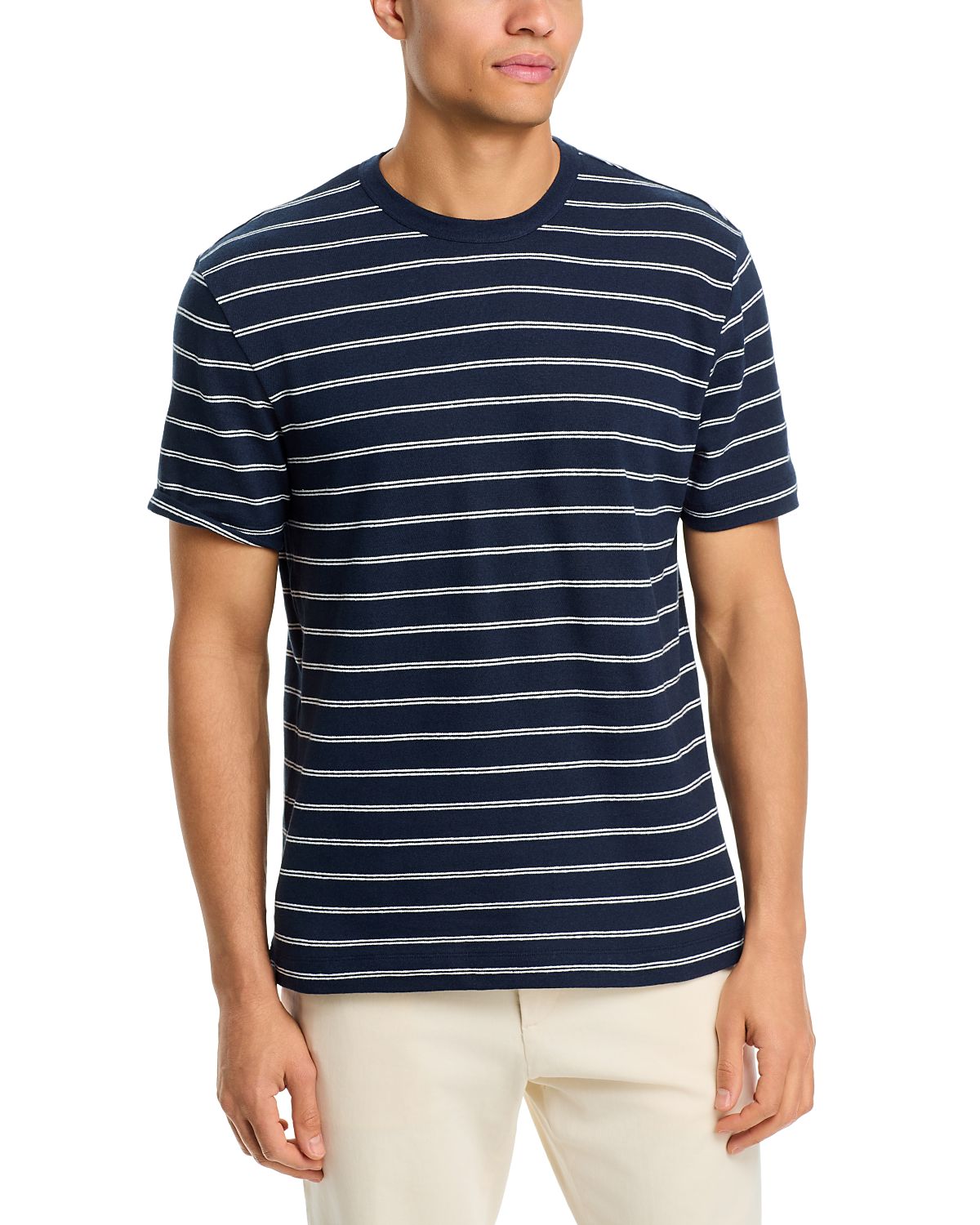 Boss H-Taut Stripe Crewneck T-Shirt