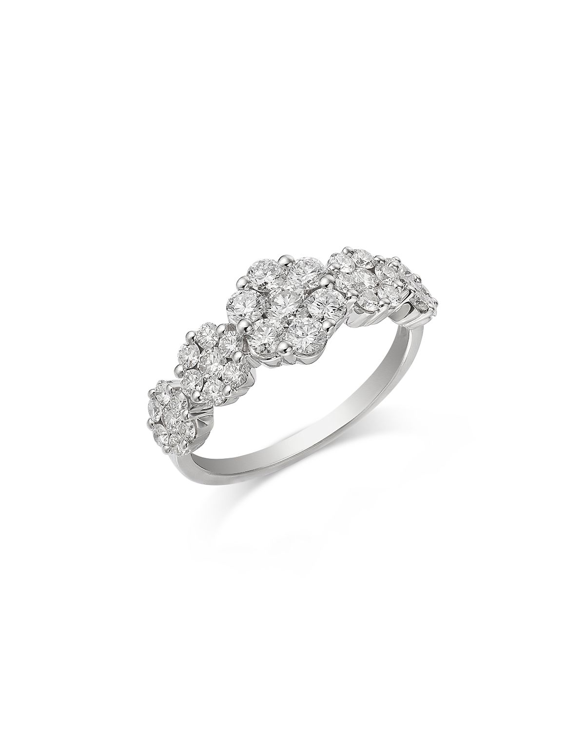 Bloomingdale's Fine Collection Diamond Flower Cluster Ring