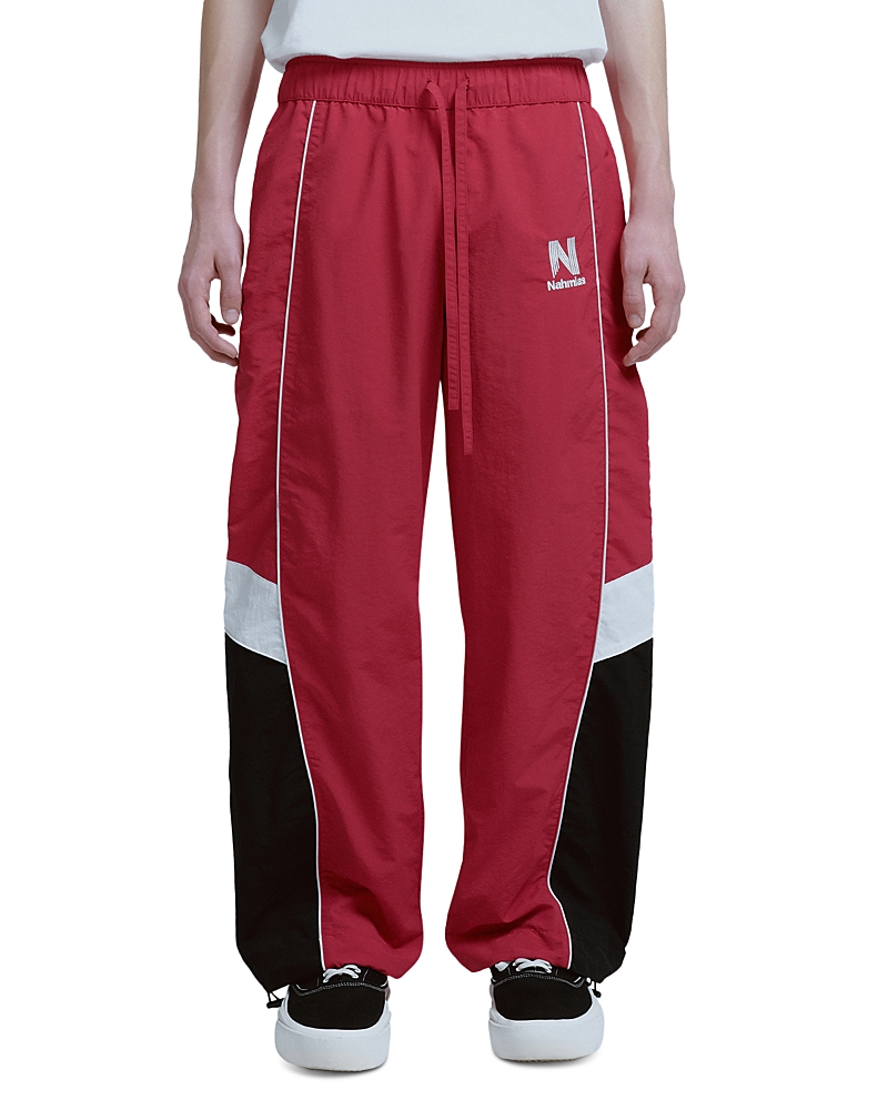 Nahmias Baggy Fit Colorblocked Warm Up Track Pants
