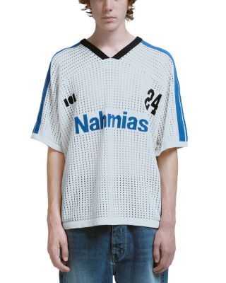Cotton Knit Logo Soccer Jersey
