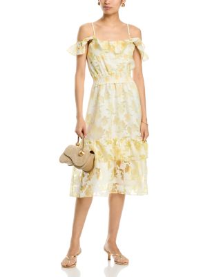 Layered with Love Edie Ruffle Midi Dress | Bloomingdale's Women
