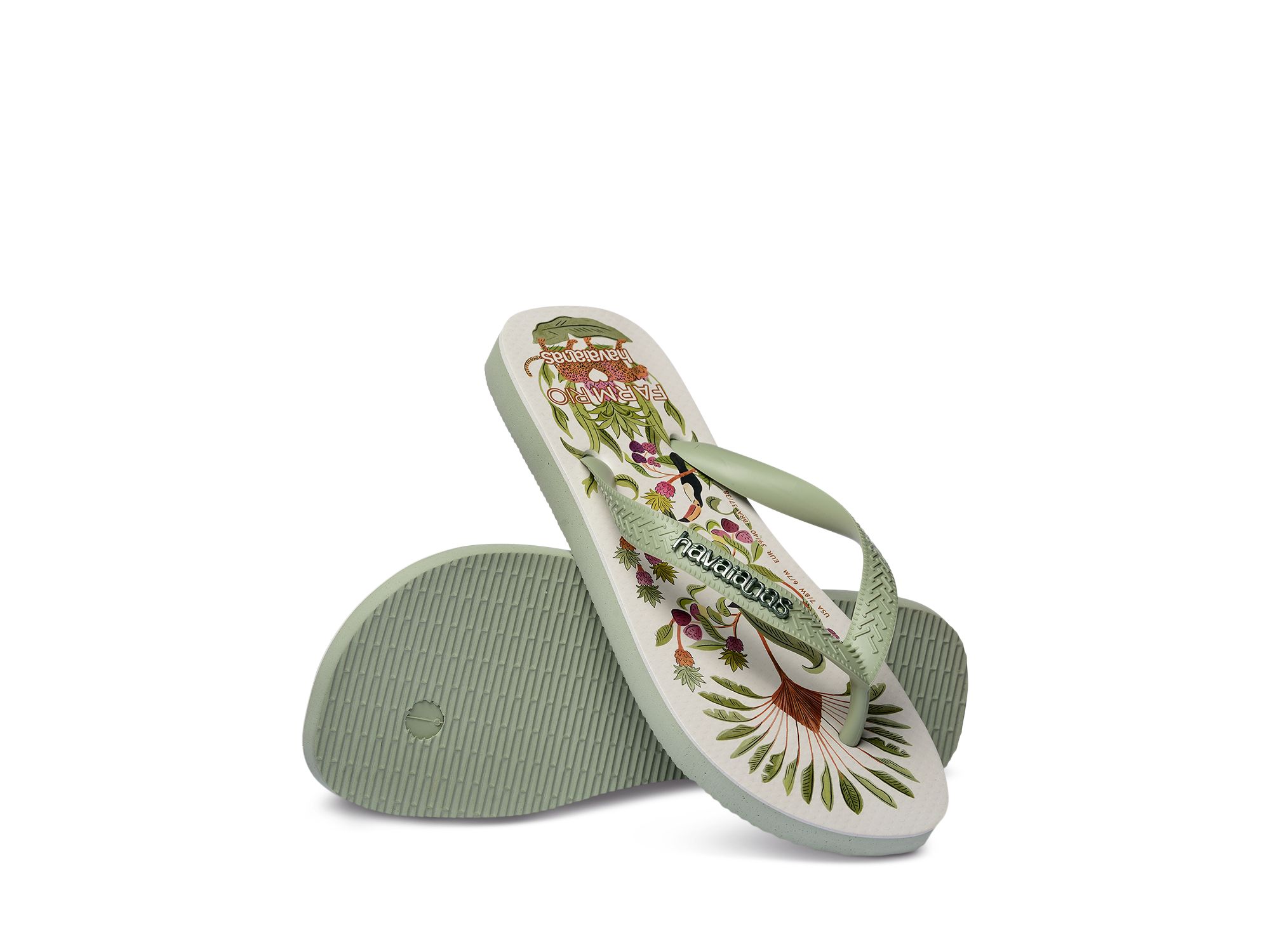 x Farm Rio Women's Flore Flip Flop Sandals — Image 6