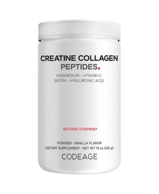  Creatine Collagen Peptides, Biotin, Magnesium, Hyaluronic Acid, Vit C, Vanilla Flavor