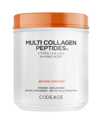  Multi Collagen Protein Powder Peptides, Hydrolyzed, 2-Month Supply, Collagen I, II, III, V, X